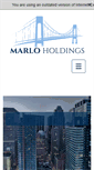 Mobile Screenshot of marloholdings.com